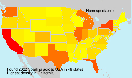 Surname Sparling in USA Surname Sparling in USA