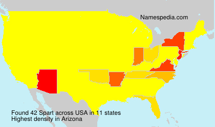 Surname Spart in USA Surname Spart in USA