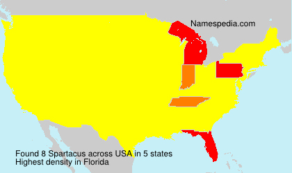 Surname Spartacus in USA Surname Spartacus in USA
