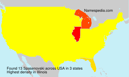 Surname Spasenovski in USA Surname Spasenovski in USA
