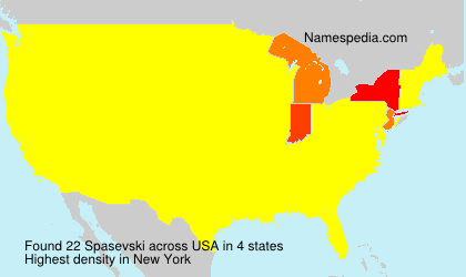 Surname Spasevski in USA Surname Spasevski in USA