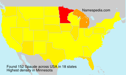 Surname Spaude in USA Surname Spaude in USA