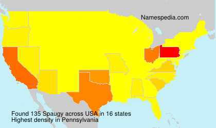 Surname Spaugy in USA Surname Spaugy in USA
