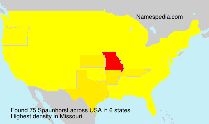Surname Spaunhorst in USA Surname Spaunhorst in USA