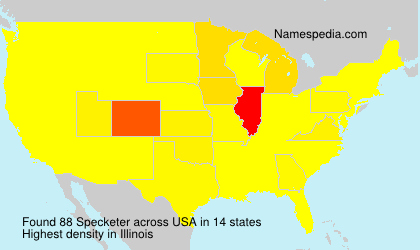 Surname Specketer in USA Surname Specketer in USA