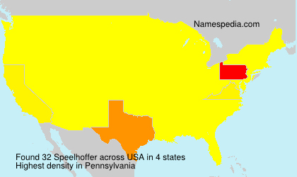 Surname Speelhoffer in USA Surname Speelhoffer in USA
