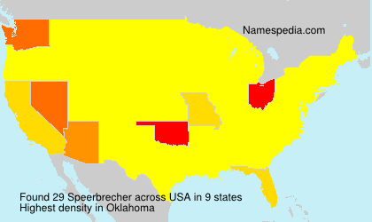 Surname Speerbrecher in USA Surname Speerbrecher in USA