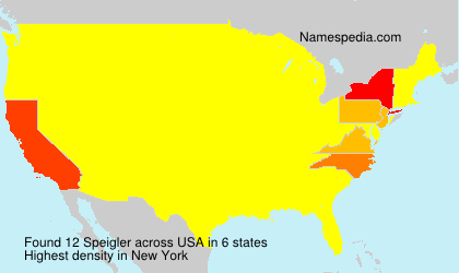 Surname Speigler in USA Surname Speigler in USA