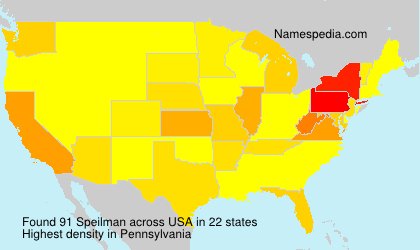 Surname Speilman in USA Surname Speilman in USA