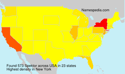 Surname Spektor in USA Surname Spektor in USA