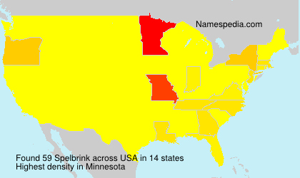 Surname Spelbrink in USA Surname Spelbrink in USA