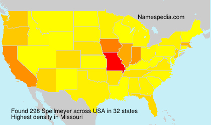 Surname Spellmeyer in USA Surname Spellmeyer in USA