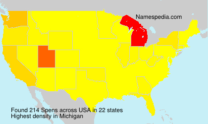 Surname Spens in USA Surname Spens in USA