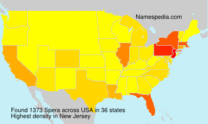 Surname Spera in USA Surname Spera in USA