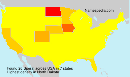 Surname Speral in USA Surname Speral in USA