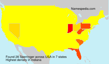 Surname Sperringer in USA Surname Sperringer in USA