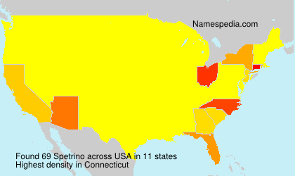 Surname Spetrino in USA Surname Spetrino in USA