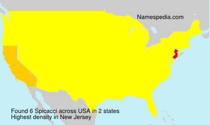 Surname Spicacci in USA Surname Spicacci in USA