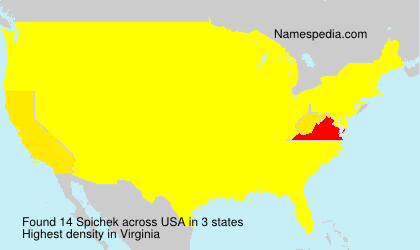 Surname Spichek in USA Surname Spichek in USA