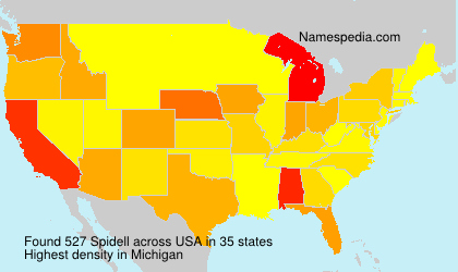 Surname Spidell in USA Surname Spidell in USA