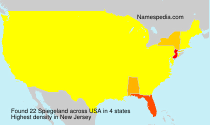 Surname Spiegeland in USA Surname Spiegeland in USA