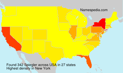 Surname Spiegler in USA Surname Spiegler in USA