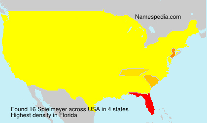 Surname Spielmeyer in USA Surname Spielmeyer in USA