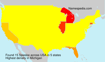 Surname Spieske in USA