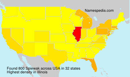 Surname Spiewak in USA Surname Spiewak in USA