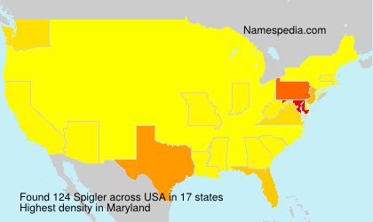 Surname Spigler in USA Surname Spigler in USA