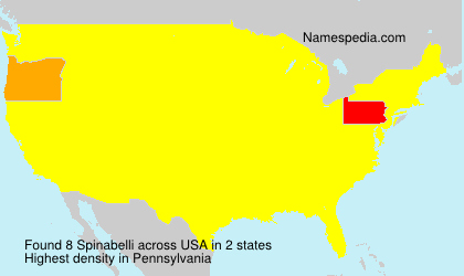 Surname Spinabelli in USA Surname Spinabelli in USA