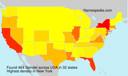 Surname Spindel in USA Surname Spindel in USA