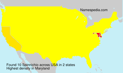 Surname Spinnichio in USA Surname Spinnichio in USA