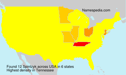 Surname Spintzyk in USA Surname Spintzyk in USA