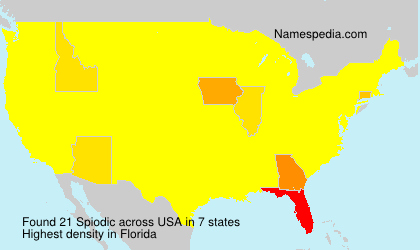 Surname Spiodic in USA Surname Spiodic in USA