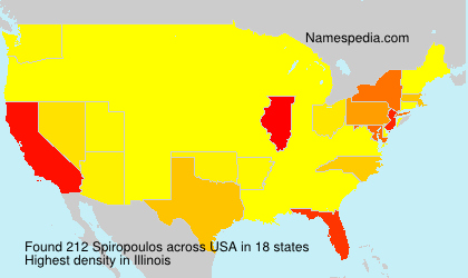 Surname Spiropoulos in USA Surname Spiropoulos in USA