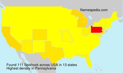 Surname Spishock in USA Surname Spishock in USA