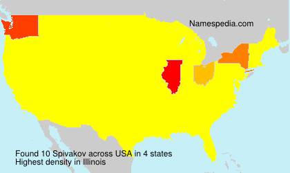 Surname Spivakov in USA Surname Spivakov in USA