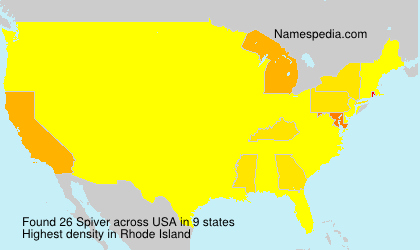 Surname Spiver in USA Surname Spiver in USA