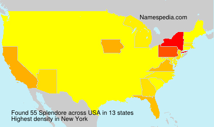 Surname Splendore in USA Surname Splendore in USA