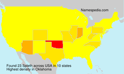 Surname Spleth in USA Surname Spleth in USA