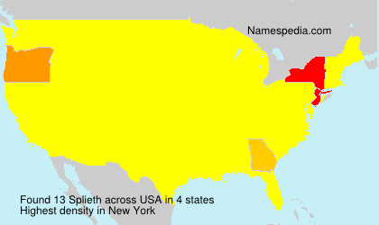 Surname Splieth in USA Surname Splieth in USA