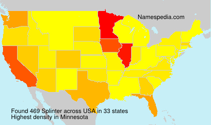Surname Splinter in USA Surname Splinter in USA