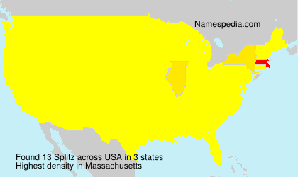 Surname Splitz in USA Surname Splitz in USA