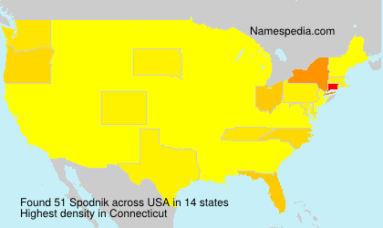 Surname Spodnik in USA Surname Spodnik in USA
