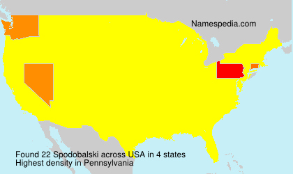Surname Spodobalski in USA Surname Spodobalski in USA