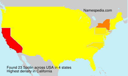 Surname Spolin in USA Surname Spolin in USA