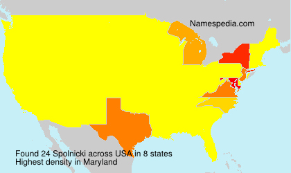 Surname Spolnicki in USA Surname Spolnicki in USA