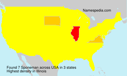 Surname Sponeman in USA Surname Sponeman in USA