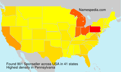 Surname Sponseller in USA Surname Sponseller in USA